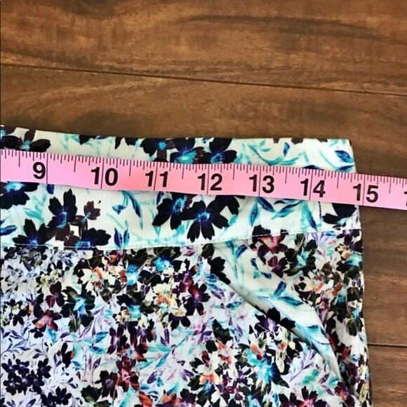 Anthropologie Sam & Lavi Floral Patchwork High Waisted Midi Pencil Skirt. Size S - Picture 10 of 11